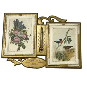 Gibbon MN Thermometer Advertising Wall Hanging Birds Car Truck Dealer Dodge VTG - Picture 1 of 8