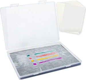 Stay Wet Palette for Acrylic Painting Wet Palette Tray with Sponges and 100 Pap - Picture 1 of 12