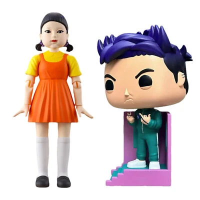 Squid Game Young-Hee 15cm Resin Cartoon Figur Action Figuren Spielzeug Ornamente