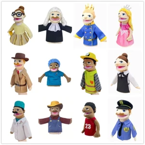 Simulation Cartoon Beruf Serie große Handpuppe Plüsch Arzt Polizist - Bild 1 von 30