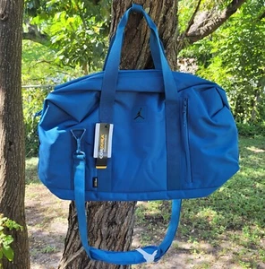 Air Jordan Blue Cordura Franchise Duffle 18L Unisex Sports Bag Travel MA0900-UIR - Picture 1 of 7