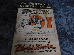 Manual de taladro eléctrico portátil Black & Decker - Imagen 1 de 1