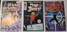 Star Brand 3 Comic Books Lot - 1986 #1 FIRST ISSUE w/ 1988 #11 + 1989 #17
