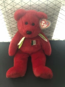 NEW TY BEANIE BABY/BUDDIES COLLECTION OSITE MEXICAN FLAG BEAR 1999 RETIRED - Picture 1 of 8
