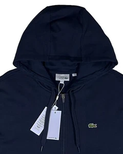 Felpa con cappuccio uomo LACOSTE SPORT blu navy 3XLB 10R NUOVA CON ETICHETTE NUOVA WoW! - Foto 1 di 5