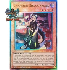 Yugioh! 1x Kammerdrachenjungfer RA04-DE032 Ultimate Rare 1. Auflage NM - Bild 1 von 1