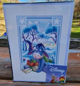 Disney WINNIE THE POOH Christmas Greeting 10 Holidays Cards Eeyore - Picture 1 of 7