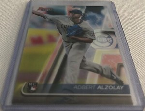2020 Bowman's Best Baseball Adbert Alzolay Chicago Cubs Refractor Rookie #50
