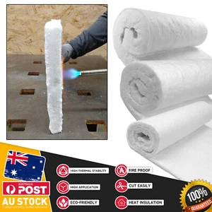 Ceramic Fiber Blanket Thermal Fireproof Insulation Mat High Temperature/10-30mm - Picture 1 of 14