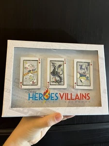 Disney Heroes Vs Villains Event Spielkarten Pin Box Set LE 1000 - Maleficent... - Bild 1 von 7