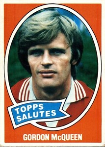 Gordon McQueen / Manchester United : Vintage Topps Football Card #300 from 1979