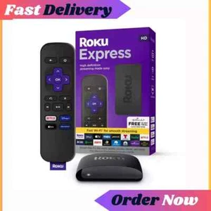 Streaming Player Stick Roku HDTV 1080p NEWEST VERSION Digital Wireless No Fees - Picture 1 of 5