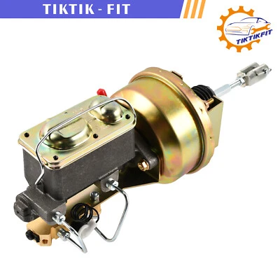 1960-1966 Ford Falcon 7" Power Brake Booster master cylinder disc drum valve kit - Image 1 of 4