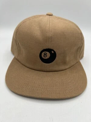 NUEVO CON ETIQUETAS Stussy 8 Bolas Bordado Bronceado Correa Gorra Sombrero MUESTRA Foto 1 de 4