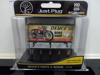 Woodland Just Plug: Deuce's Parts & Repair Billboard Motorcycle  WOO5792 - Image 1 of 2