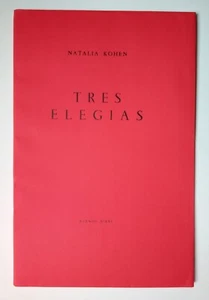 Kohen, Natalia - Tres Elegías - Con dos aguafuertes originales - (1971) - Picture 1 of 4