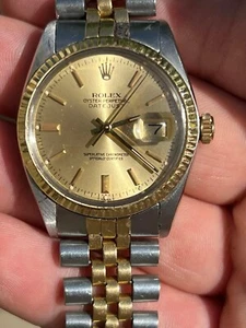Rolex Datejust 16013 - 36mm Champagne Dial With Papers - Picture 1 of 4