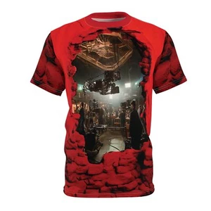 T-Shirt Onset, 3D-Filmemacher | Unisex Cut & Sew (AOP) - Bild 1 von 5