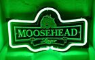 Moosehead Lager 3D Carved Neon Lamp Sign 14" Beer Bar Hanging Nightlight EY