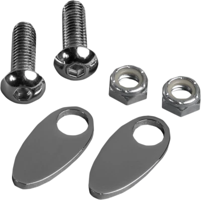 Placas de cubierta de señal de giro trasera cromadas Cycle Visions 06-17 Harley DYNA FXD FXDL Foto 1 de 3