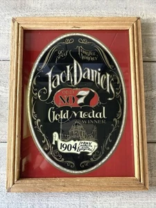 Letrero vintage Jack Daniels medalla de oro feria mundial de San Luis - Imagen 1 de 6
