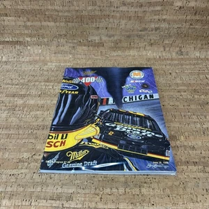 1995 NASCAR 12th Annual Miller Genuine Draft 400 Program Michigan Racing - Picture 1 of 2
