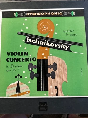 MICHELE AUCLAIR Tchaikovsky Violin Concerto PALACE 1957 STEREO LP RARE 1st EDIT - Image 1 of 3