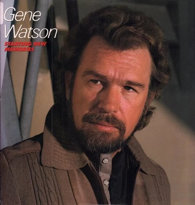 Gene Watson Starting New Memories LP vinyl USA Epic 1986 has barcode sticker - Image 1 of 3