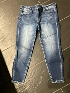 Kancan Signature Mid-Rise Skinny Distressed Damenjeans Größe 15/31 gebraucht, in einwandfreiem Zustand - Bild 1 von 7