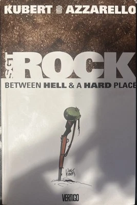 SGT ROCK BETWEEN HELL & A HARD PLACE Hardcover HC Kubert Azzarello DC 2003 - Image 1 of 2