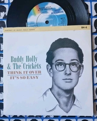 Portrait Of Buddy Holly Series UK 45 7" Vinyl Think It Over / It's So Easy - Image 1 of 4