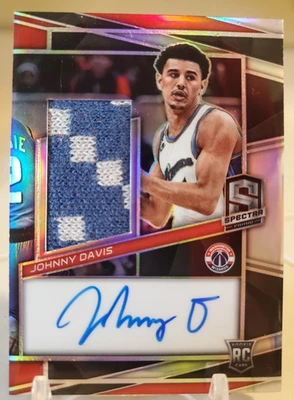 2023 Spectra AUTO JOHNNY DAVIS Rookie Card RPA Autograph Jersey RELIC #/199 RC - Image 1 of 2