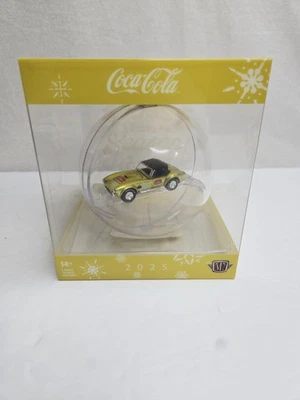 2025 M2 Machines Christmas Ornament - Coca Cola 1965 Ford Shelby Cobra - Image 1 of 4