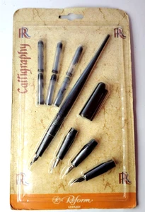 Calligraphy Pen Vintage REFORM Germany–Factory Sealed, Complete with Nibs & Ink - Picture 1 of 9