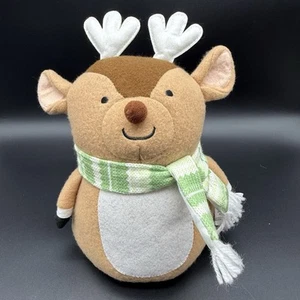Kohls Reno Soporte de Tope de Puerta Peso Invierno Navidad Bufanda Verde Marrón 9" - Imagen 1 de 10