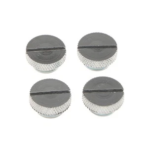 Lot de 4 connecteurs argent chrome refroidissement par eau g1 / 4 fiches arrêt d'eau pour - Photo 1/5