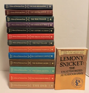 A Series of Unfortunate Events By Lemony Snicket 1-13 Complete Set Hardcover - Imagen 1 de 24