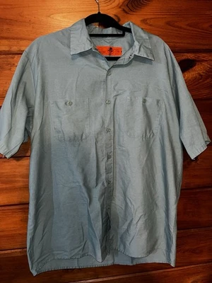 Camisa de trabajo industrial de manga corta Red Kap Style SP24 verde claro XL para hombre Foto 1 de 4