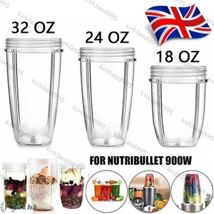 For Nutribullet Replacement Large Cup Mug 18/24/32oz Spare Oversized Cups UK - Picture 1 of 17