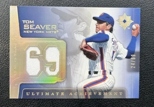 2004 Upper Deck Ultimate Collection Tom Seaver Achievement Relic Patch /69 - Bild 1 von 2