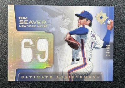 Parche reliquia de logro Tom Seaver Ultimate Collection 2004 Upper Deck/69 Foto 1 de 2