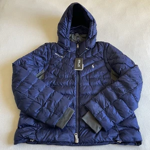 Ralph Lauren RLX Golf Women Size XXL Quilted Full Zip Performance Jacket Navy - Picture 1 of 14