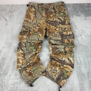Vintage Woolrich Camo Advantage Cargo Pants M Brown Hunting Gorpcore Y2K Outdoor - Picture 1 of 8