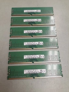 48GB (6x8GB) SK Hynix PC4-2400T DDR4 Desktop Memory RAM HMA81GU6CJR8N-UH 1807 - Picture 1 of 3