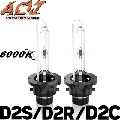 For INFINITI M56 2011-2013 HID Headlight Hi/Lo Beam Light Bulbs-Kit 6000K White - Image 1 of 4