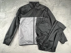 Adidas Trainingsanzug Hose Jacke Herren Small Schwarz Climastorm Golf Regen Wasserdicht - Bild 1 von 23