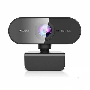 Webcam Full HD 1080P USB Web Camera Built-in Microphone PC Mac Computer Laptop - Afbeelding 1 van 9