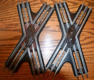 Lionel 020X O Gauge Crossovers Both Brown & Black Versions EX - Picture 1 of 4