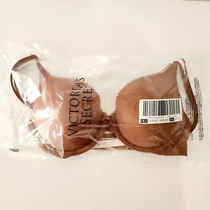 Victoria's Secret Perfect Shape Push-up Smooth Bra 30D Caramel NWT - Picture 1 of 6