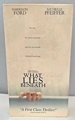 What Lies Beneath VHS Tape Sealed Movie Full Screen Video Harrison Ford Pfeiffer - Image 1 of 4